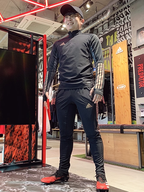 国内サッカーショップKAMO限定販売！アディダス トレーニングウェア