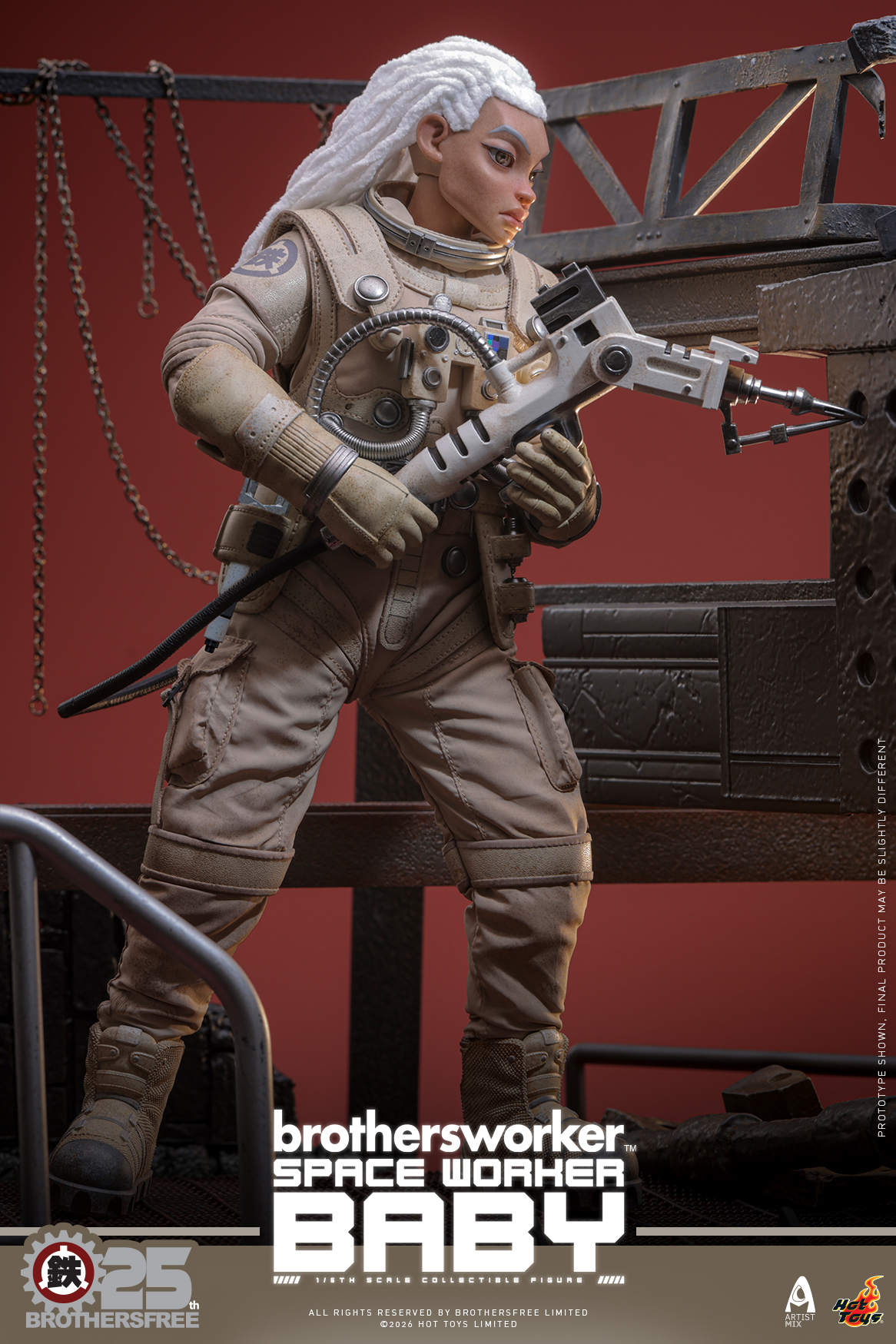 鉄人兄弟 ✕ HOT TOYS「Space Worker Baby」1/6スケール コレクタブル