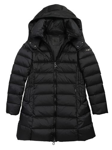 HERNO (ヘルノ) ウール 切り替え フルジップ ダウンコート