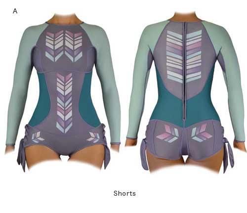 ハワイアンウェットスーツ◇マリンスポーツウェア「Designer Wetsuit