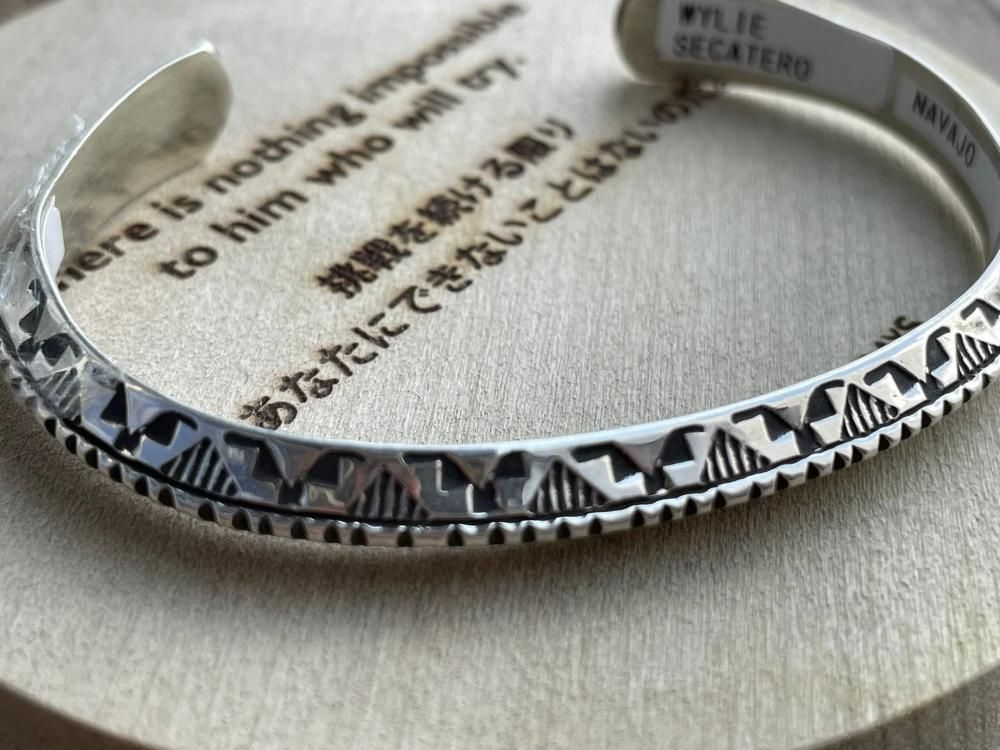 Wylie Secatero ワイリーセカテロ ナバホ族【NAVAJO】バングル