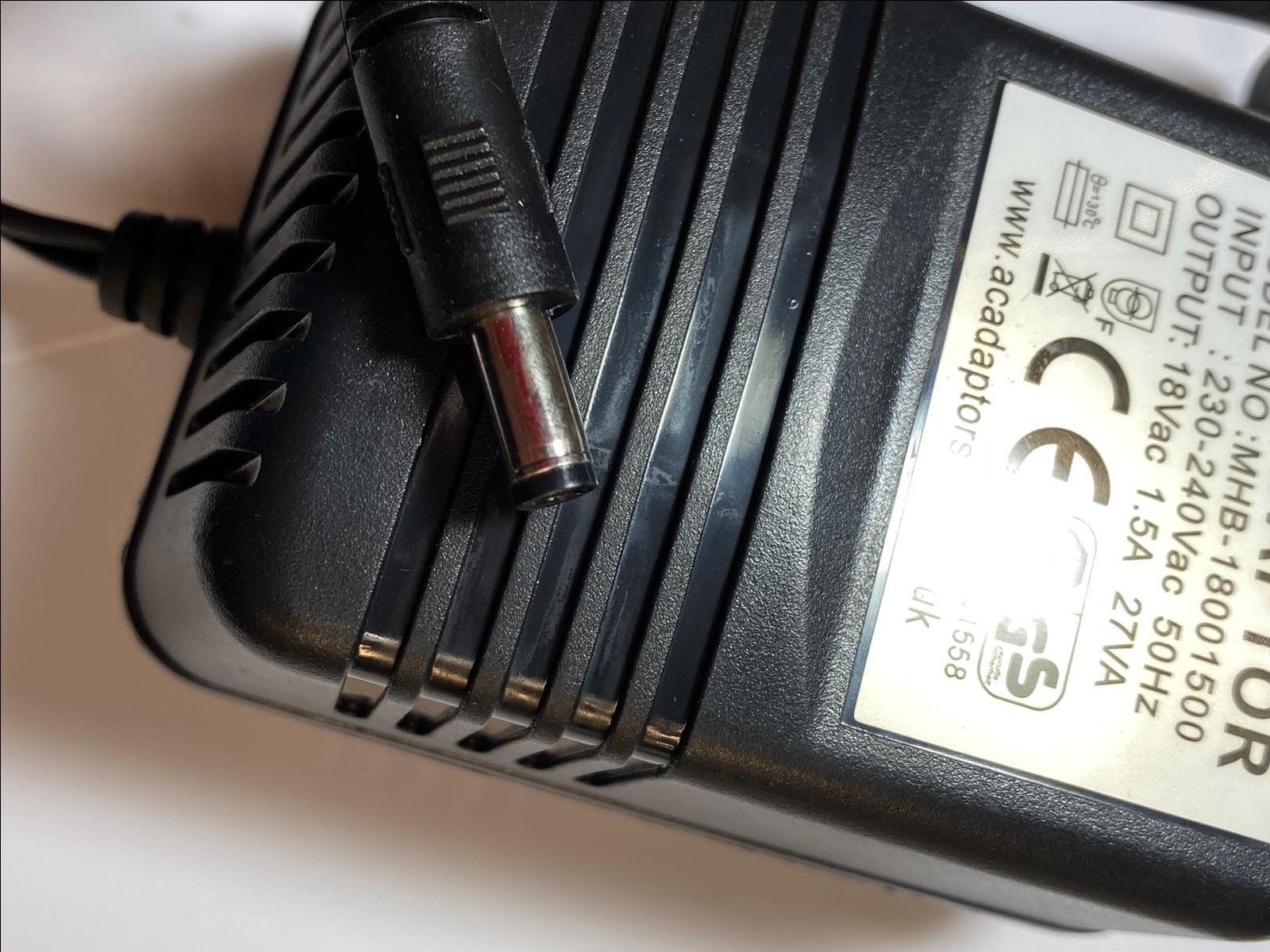 18Vac 18V 1500mA Power Supply for Alto Professional ZMX 862 6