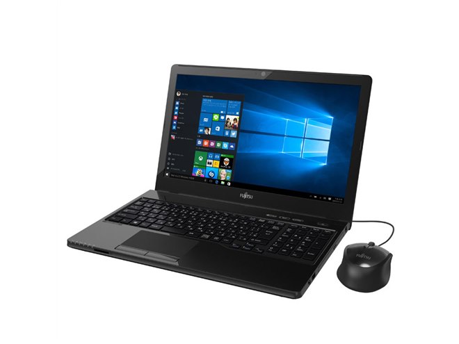 富士通、ハイレゾ再生対応のWindows 10搭載ノートPC「LIFEBOOK AH