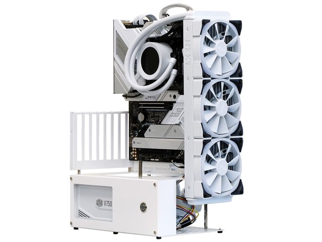 ProjectM、長尾製作所とコラボした「ATXオープンフレーム・ホワイト