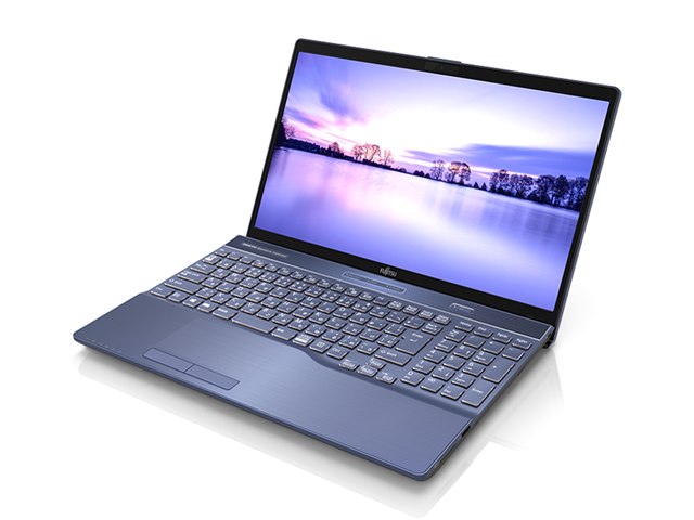 FMV LIFEBOOK AH77/D1 FMVA77D1L [メタリックブルー]の製品画像 - 価格.com