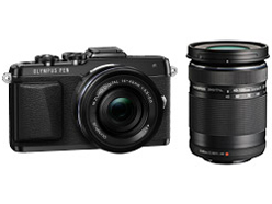 オリンパス OLYMPUS PEN Lite E-PL7 EZダブルズームキット [ブラック