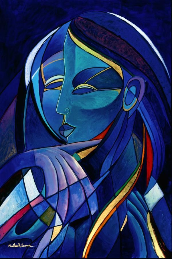 CUBIST FACE | クリスチャン・ラッセン | 版画 | 日本正規販売代理店