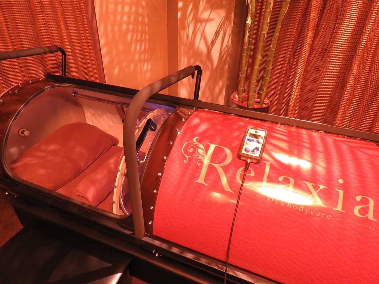 自慢の最新型高気圧酸素カプセル！｜リラクシア 六本木店