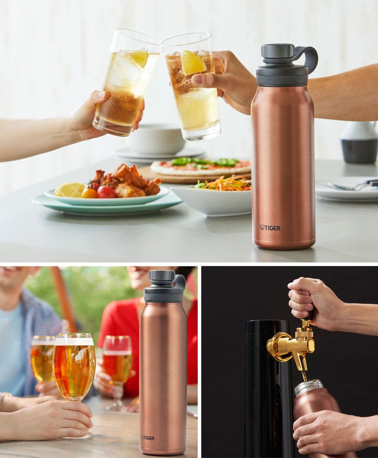 タイガー 真空断熱炭酸ボトル 0.8L 保冷専用 TIGER MTA-T080 タイガー