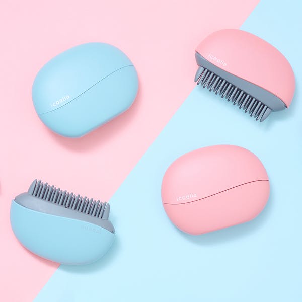 apish監修 icoelle イコエル イオンコームアイロン（スモーキーピンク