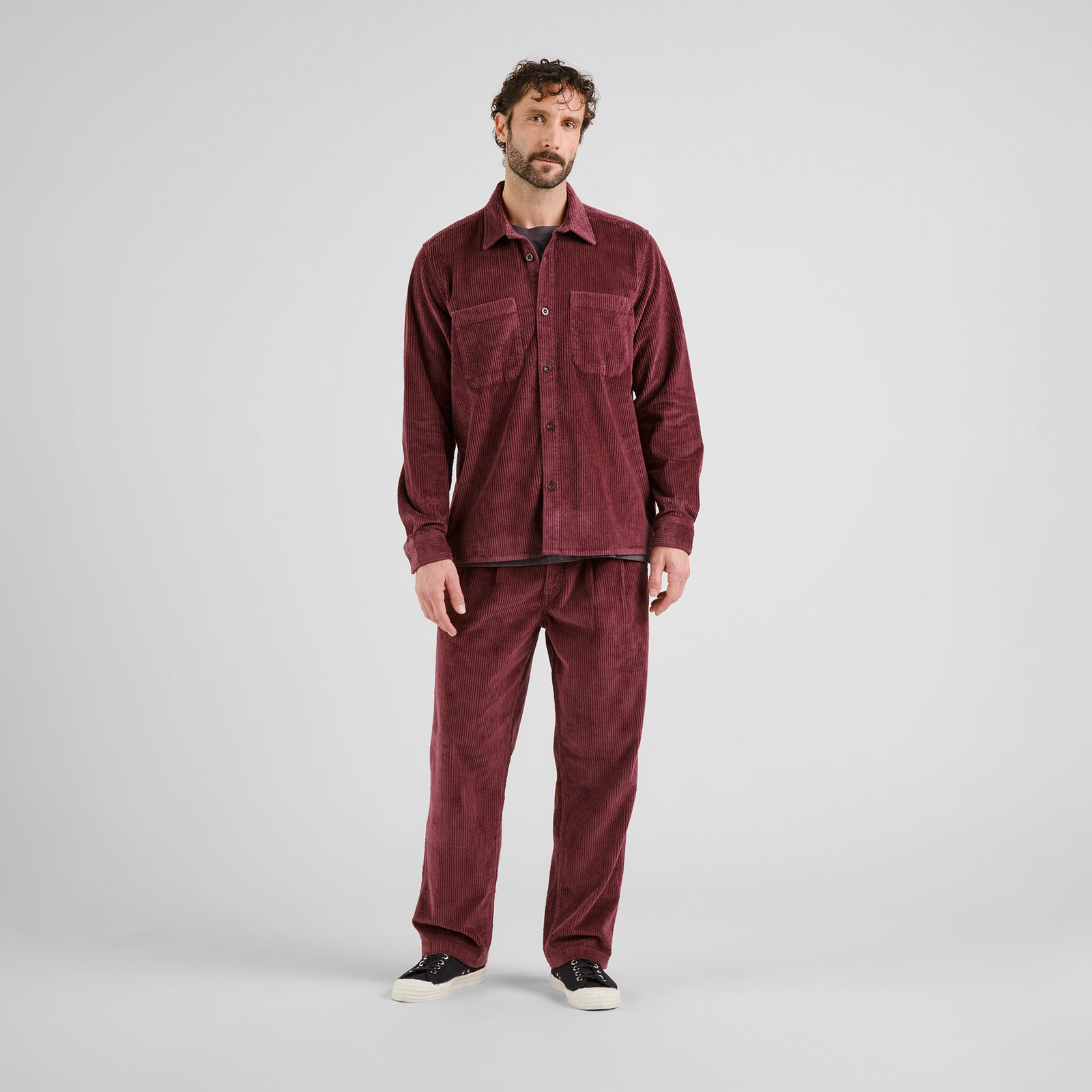 DEDICATED - Shirt Kil Corduroy Fig Red