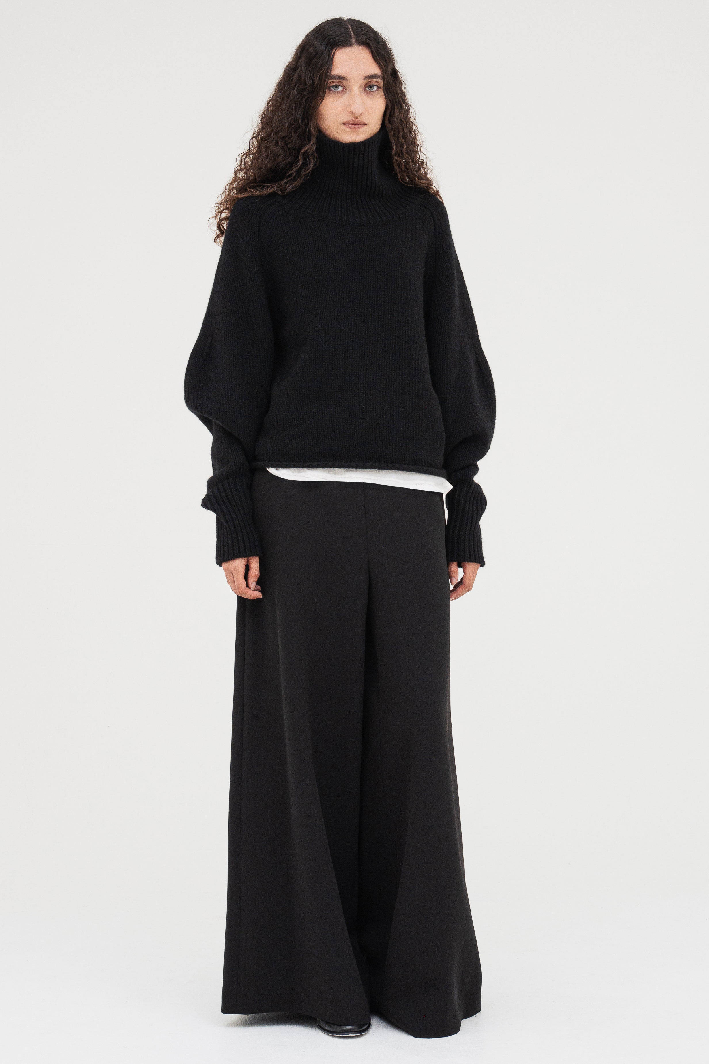 Contour Turtle Neck Knit / Grey – (im)perf.