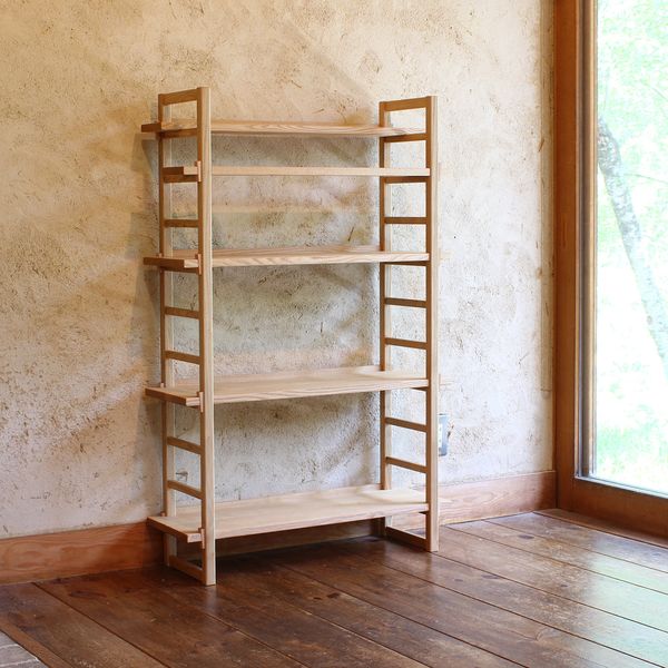 OAK VILLAGE/Kigumiシェルフ 4段 -趣味のカメラも、溢れる食器も