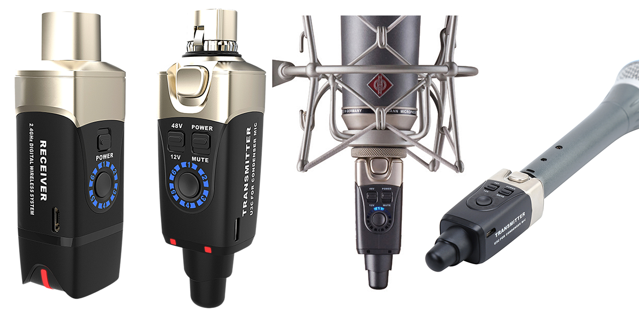 Xvive XV-U3C | お持ちのコンデンサーマイクをワイヤレス化！接続も