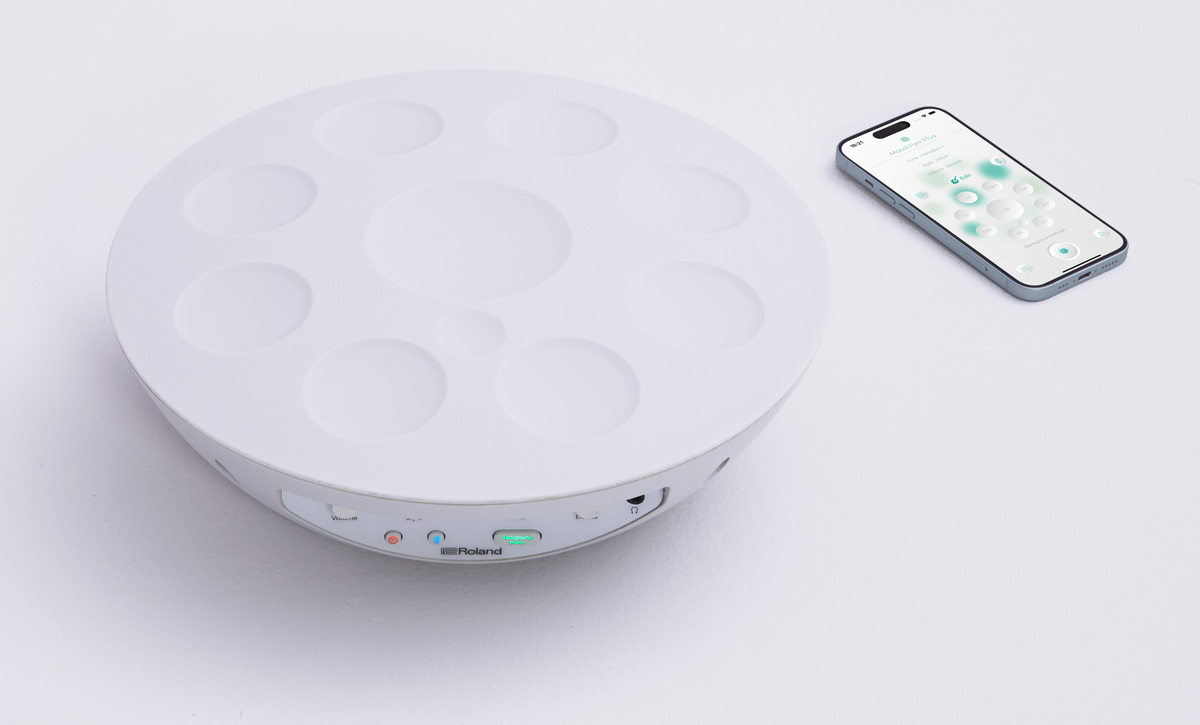 ハンドパンの癒しを進化させた電子楽器、Roland「Mood Pan MN-10」発表