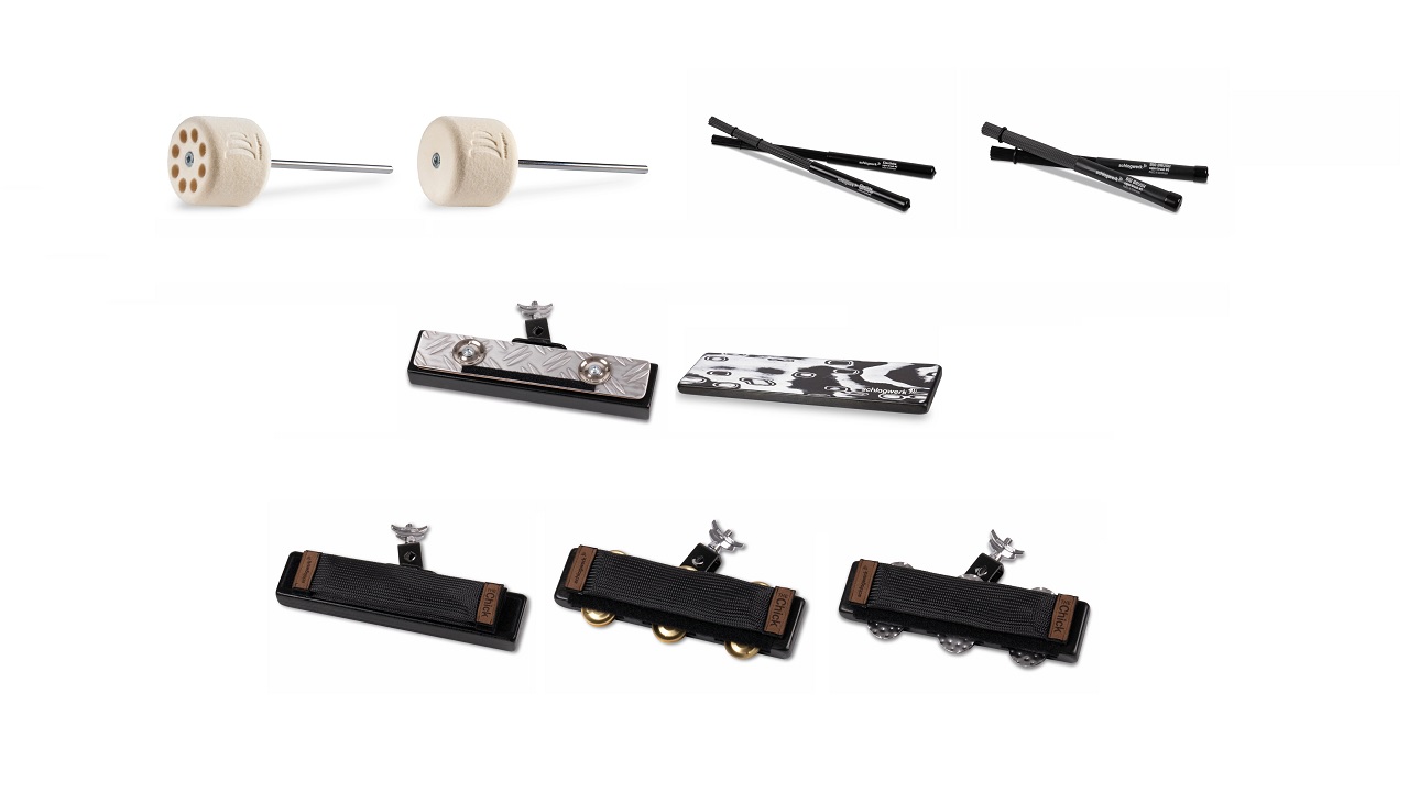 シュラグヴェルクよりドラム用アクセサリーとパーカッションが多数登場