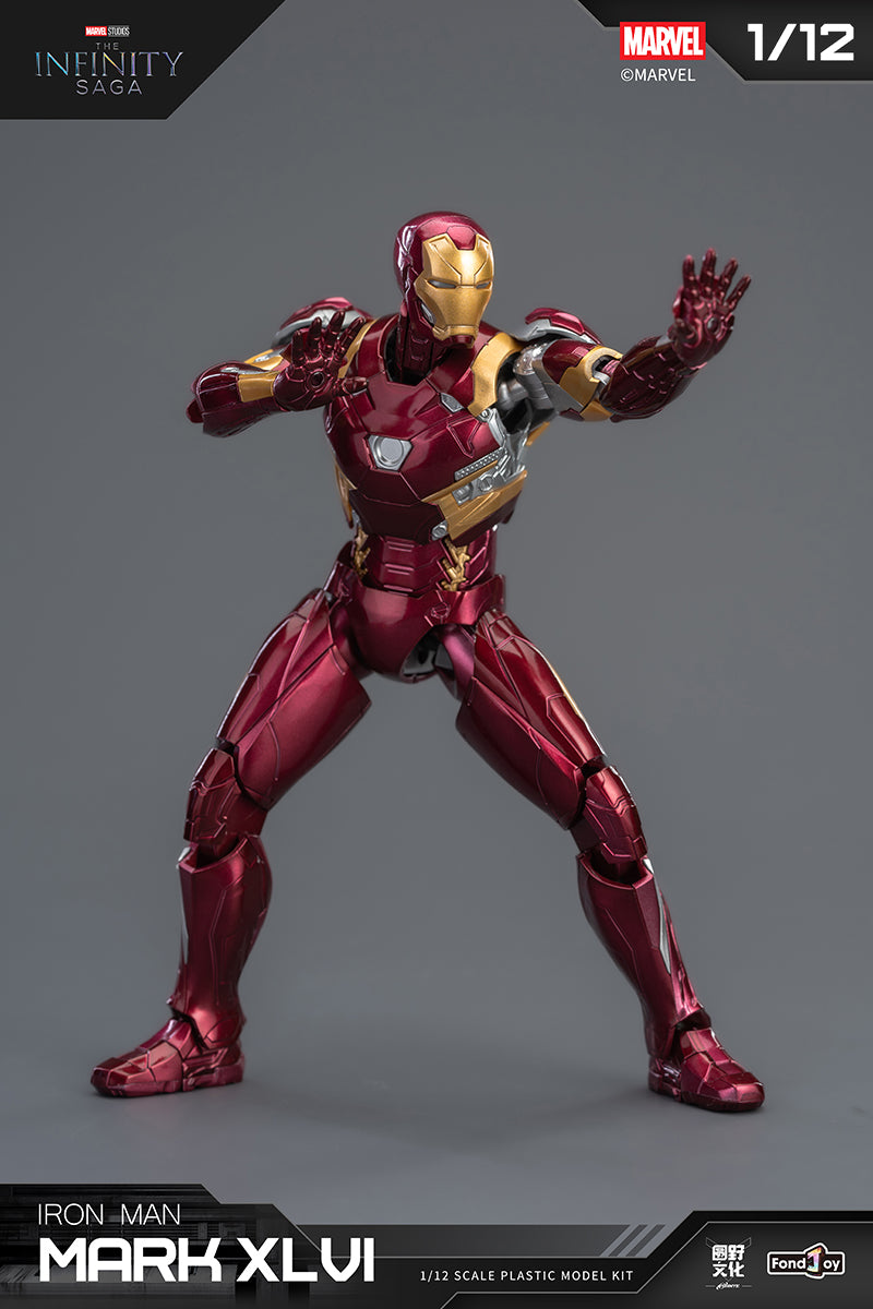 1:12 Iron Man Mark XLVI Mk46 Action Figure Assembly Kit