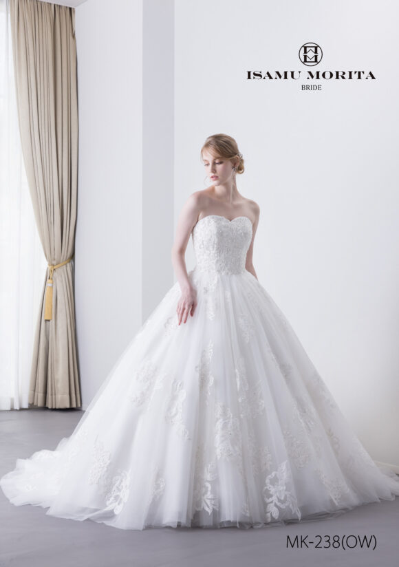MK-238(OW) ウェディングドレス｜ISAMU MORITA