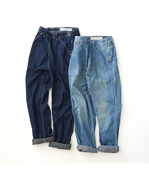 サイドジップデニムパンツ | GRANDMA MAMA DAUGHTER (Women)/グランマ