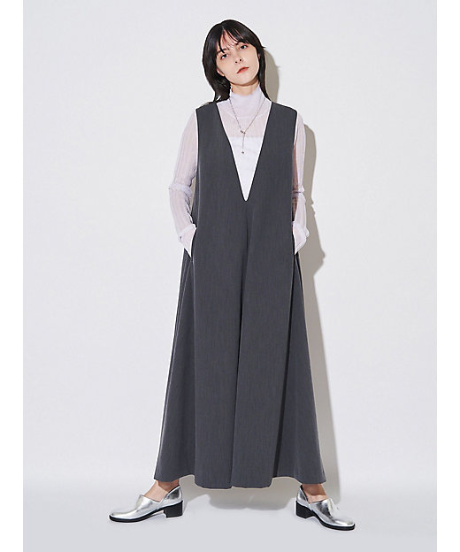 DEEP V NECK A－LINE OP | ELENDEEK/エレンディーク