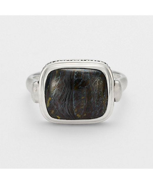 シルバーストーンリング | agete/アガット | 三越伊勢丹オンライン