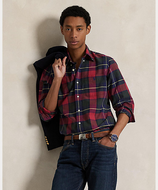 クラシック フィット チェック オックスフォード シャツ