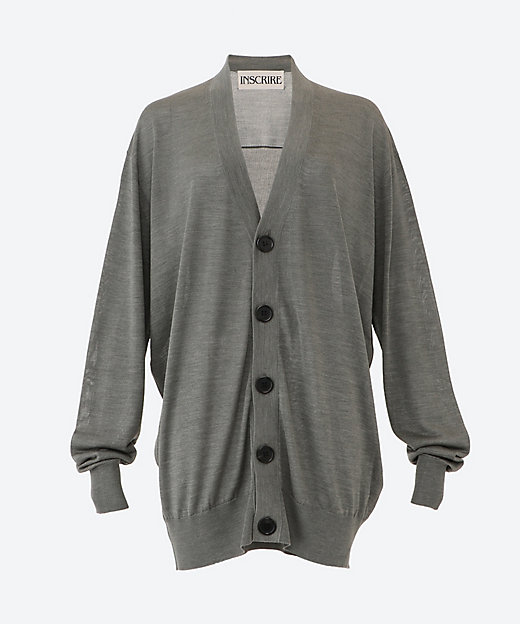 Silk V Neck Cardigan | INSCRIRE (Women)/アンス