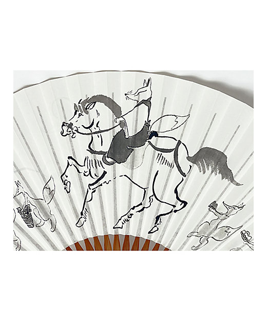 石塚智之手描き扇子『初午』 | アトリエ・Kinami(石塚智之)/アトリエ