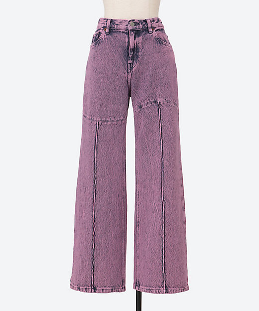 WAVE PANELLED DYED PANTS KTX5A―PT02