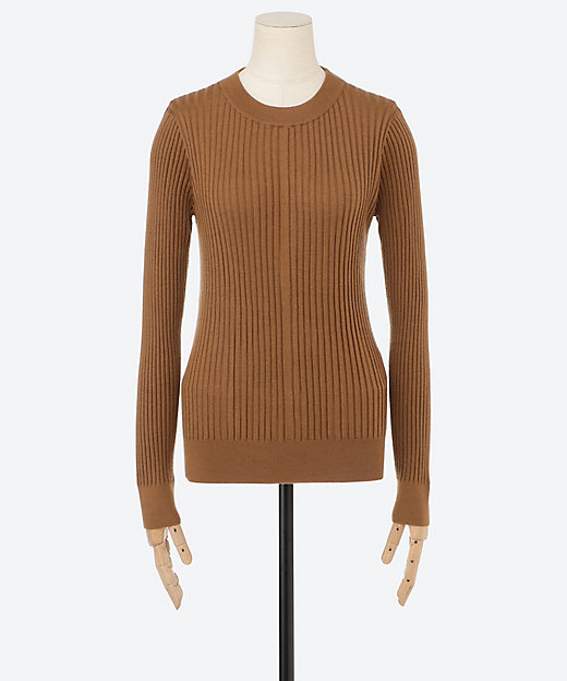 WIDE RIBBED SWEATER 25FW／11403 | HYKE