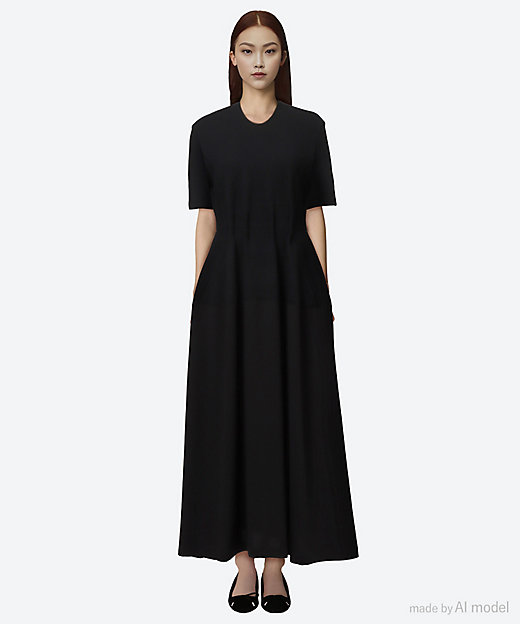 Jodie combi tex jersey dress BK