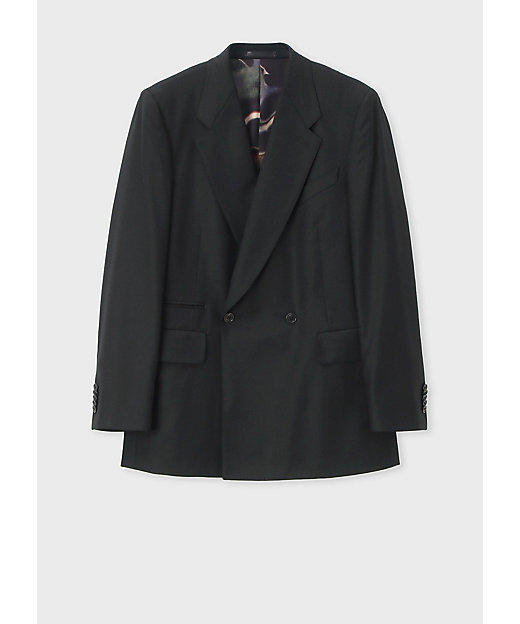 ウールカシミヤフランネル ダブルブレストジャケット