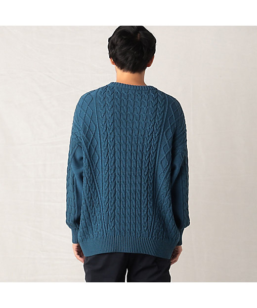 βロゴ マルチケーブルニット（2727KE06） | β MEN (Men