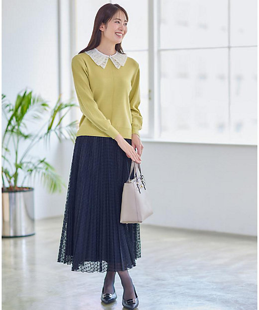 選べる6色／長く着られる◎】ボートネックニット