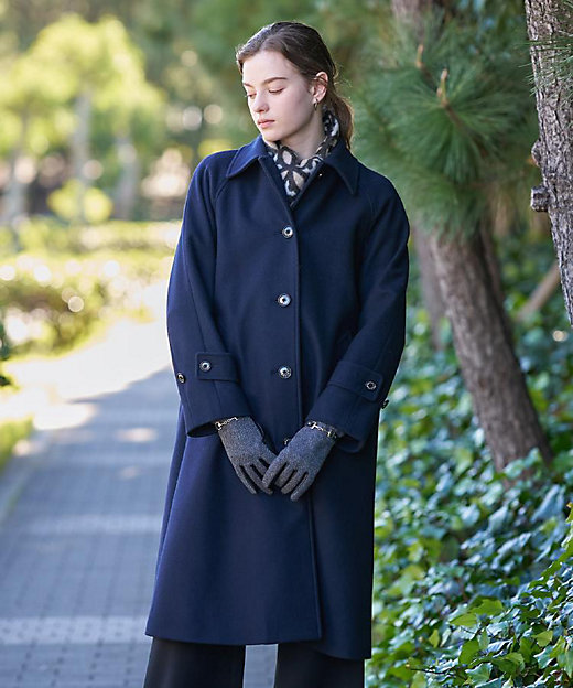 Super110sウールステンカラーコート（2002542461