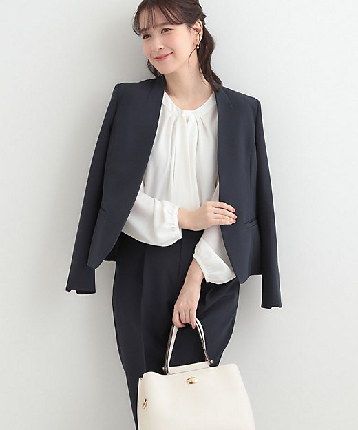 3点スーツセット／洗濯機可】時短で好印象 セットアップ＋ブラウス