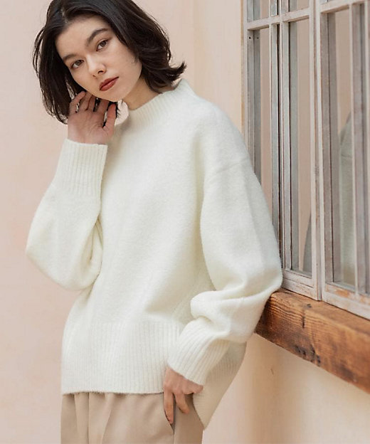 ふわふわハイネックニット【洗濯機OK】（2002578175