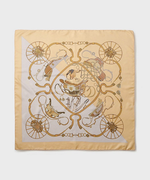 手洗い／88cm正方形】バイカラーハーネススカーフ