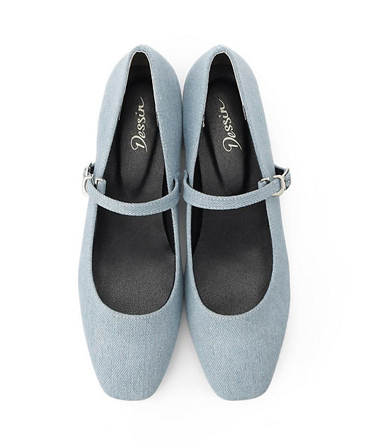 スクエアトゥメリージェーンパンプス（2002434131