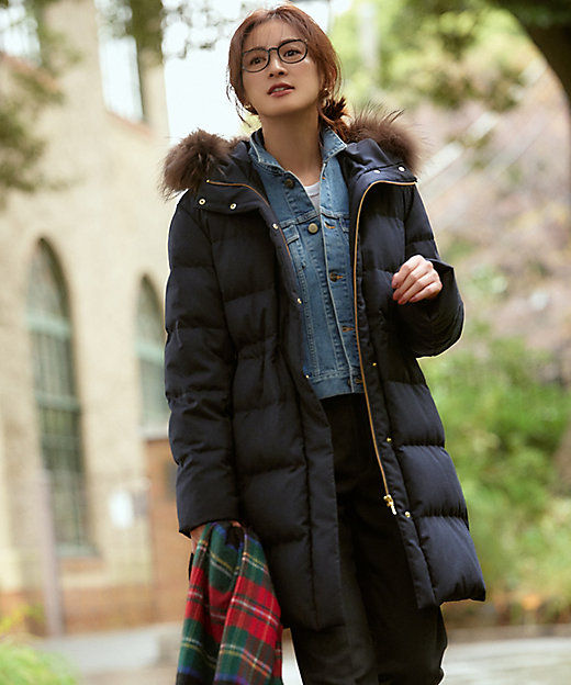 滝沢眞規子さん着用】リュクス ダウンコート（CMWOSW0513