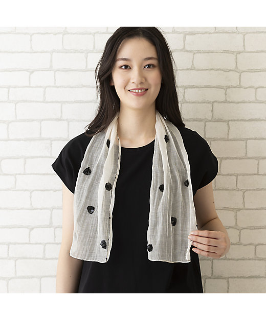 スパンコールドットストール（56162409） | PISANO/ピサーノ