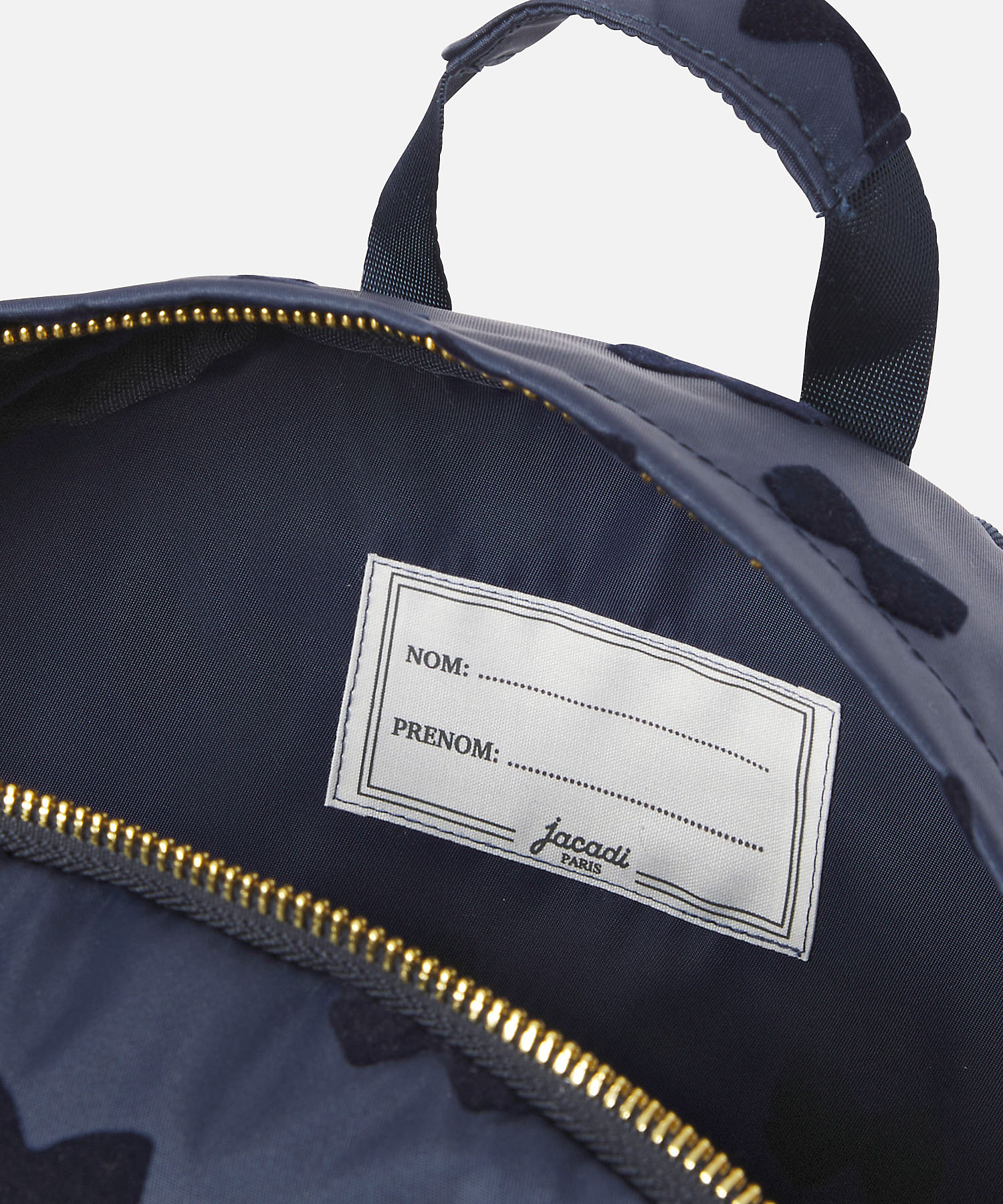 ジャカディ Jacadi リボン ネイビーリュック ケイトスペード JACADI