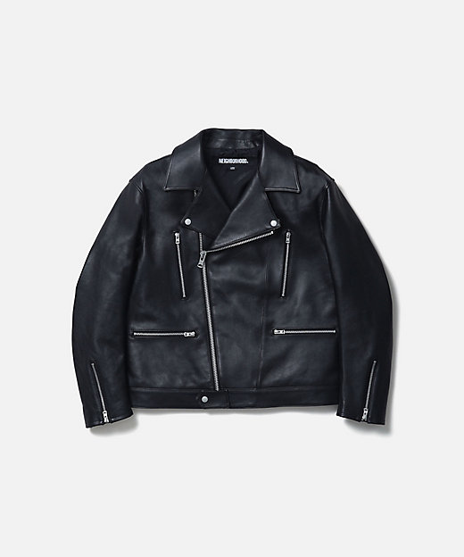 ブルゾン LEATHER RIDERS JACKET 252SZNHー