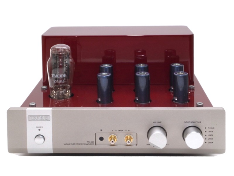 Triode TRV-5SE トライオード 真空管プリアンプ 音質比較テスト。この