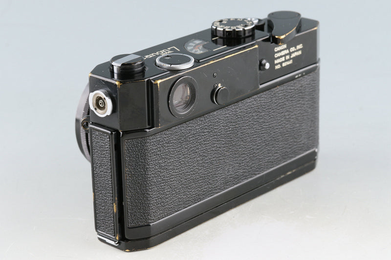 Canon 7 35mm Rangefinder Film Camera Original Black Paint + 50mm F