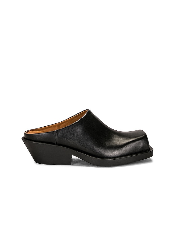 Marni Sabot Square Toe Clog in Black | FWRD