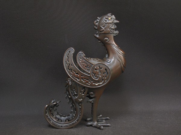 亀文堂 波多野正平 青銅倣古式鳳凰香炉】茶道具・煎茶道具の買取実績