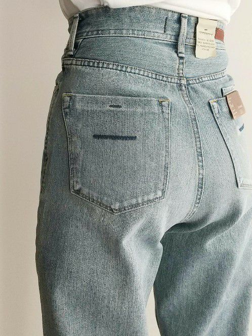 YANUKヤヌーク パンツ LEA ボーイズストレート TVS(BLUE) | ITAL STYLE