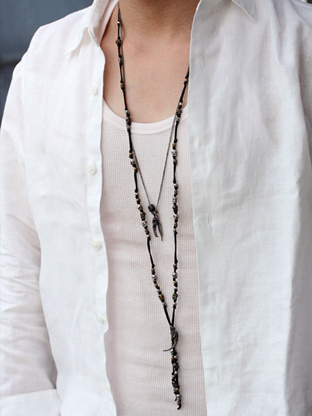 エム・コーエン M.Cohen | ミックス スカル ネックレス [N10501