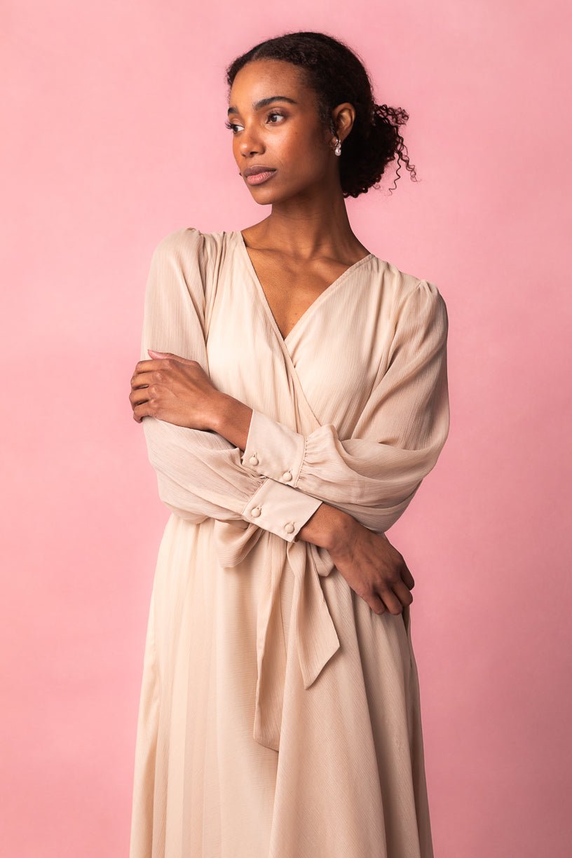 Andie Dress in Champagne – Ivy City Co